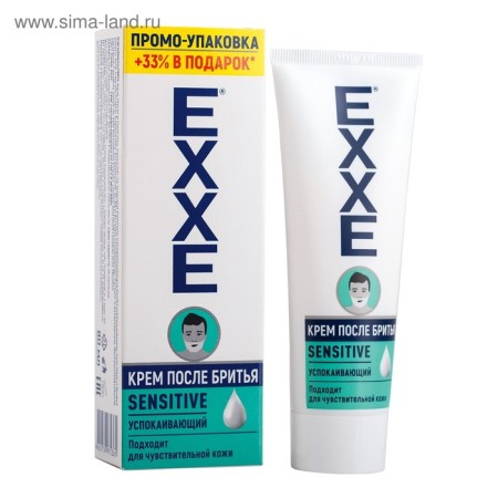 Cream after shaving EXXE SENSITIVE for sensitive skin, 80 ml