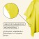 Poveri raincoat, adult, yellow color