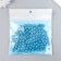Beads for creativity, "turquoise-blue" D-0.8 cm, set of 20 g