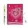 Notebook in a gift box, on a lock, A6, 50 sheets, line "Flowers", mix