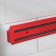 Holder for knives magnetic shade "Color line", 33 cm, red color