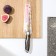 Knife Kitchen shade "Energy", universal, blade 12.5 cm, black color