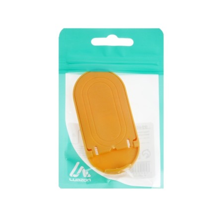 Luazon phone stand, folding, oval, adjustable height, yellow-8