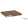 Tree table "Tyler", 555 × 555 × 450 mm, the color of sugar noir / black matte