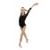 Grace dance gym swimsuit, with a sleeve 3/4, p. 38, black color