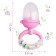 Nibbler with silicone. a mesh, a handle handle, BP. piston, pink color