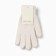 Women's gloves minku, dairy color, 21 cm