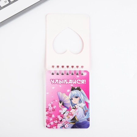 Chancellery set "Anime", pencils 2 pcs, eraser 2 pcs, notebook-3