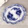 Tray "Julia", Gzhel, porcelain, 29x21 cm