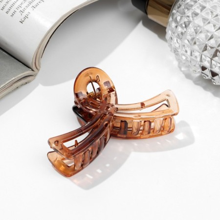 Hair crab "gloss" loop, 7 cm, mix