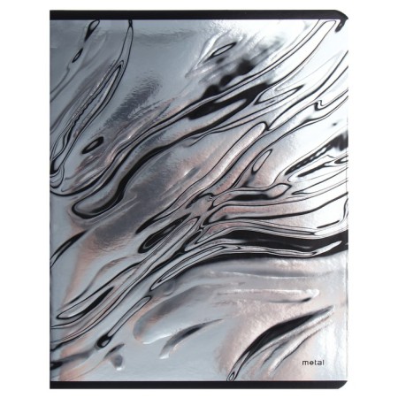 Notebook of 48 sheets in a cage on Metal clip, cover coated cardboard, VD-clak, metallization, congruar, mix-3