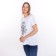 Women's T -shirt "Dragon", white color/Black print, size 52