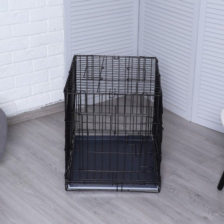 Dogs for dogs No. 2 with a pallet, folding, 62 x 48 x 53 cm-2