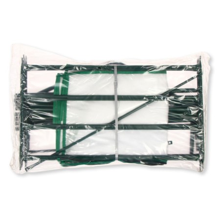 Greenhouse-stellage, 4 shelves, 160 × 65 × 40 cm, metal frame d = 16 mm, spanbond cover 60 g/m²-8