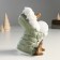 Souvenir Polystone Light "Goose in a fur coat with a hood with a snowball" 10x10x14 cm