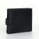 Male purse on the button, black color