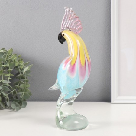 Souvenir glass "Caccade" pastel shades 7x7x25 cm-2
