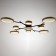 Luer with PDU 2300/9GD LED 190W 3000-6000k gold 85x85x9 cm Bayerlux