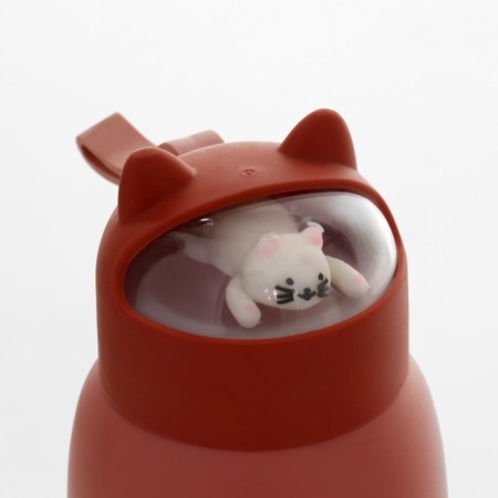 Water bottle, 350 ml, "cat", glass-3