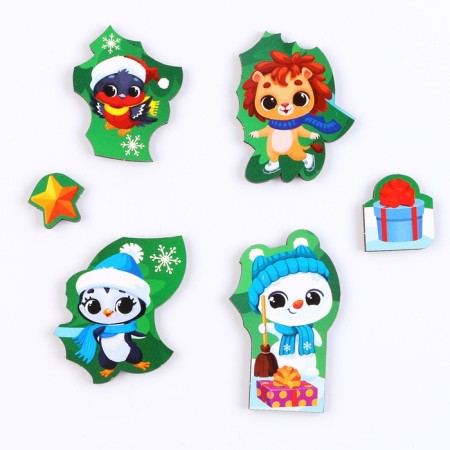 New Year's puzzle "Christmas tree"-4