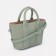 Bag Female Tout with zipper, green color