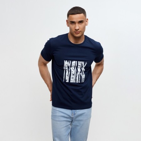 Men's T-shirt Minaku "Birch" Color Dark Sino, Rr. 56-5
