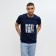 Men's T-shirt Minaku "Birch" Color Dark Sino, Rr. 56