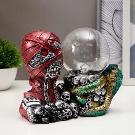 Plasma ball "Mummy with a snake" 21.5x10x17.5 cm Risalux-2