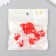 Beads for creativity plastic "Heart with faces" Transparent set 20 grams 0.9x1.6x1.8 cm