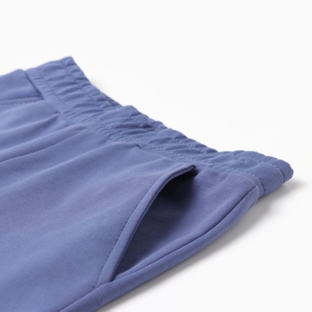 Set for a boy (jumper, trousers), blue color, height 104 cm-3