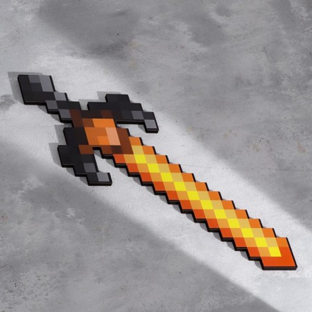 Souvenir wooden sword of the vampire "Pixel", 37 cm mix-2