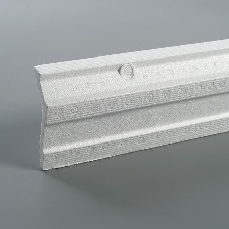 Ceiling skirting board 213065, white 121x48x2000 mm-2