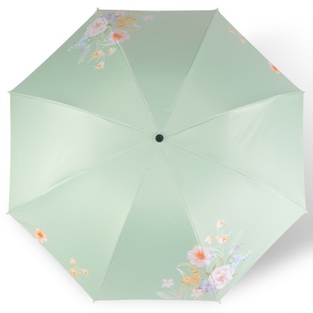 Mechanical “Flowers” ​​umbrella, Eponge, 4 additions, 8 spokes, r = 48 cm, color mix-11