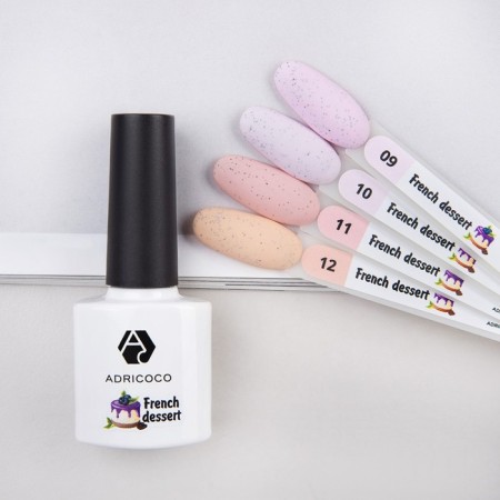 Gel polish Adricoco French Dessert, No. 12 Honey Biscotti, 8 ml-2