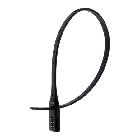 The castle is hinged, code with stainless steel. cable, Bulat Sun 455 ns (11*530), black color