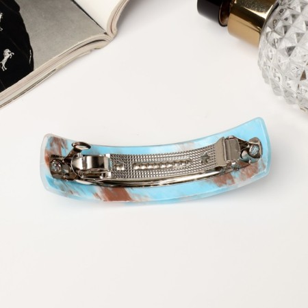 Halfish hair clip "MIRIAM" 9x2.5 cm, mix-1