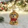 Christmas tree toy "Dog 1-09" 8.8 cm