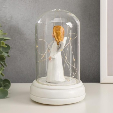 Souvenir Polystone Light "Angel-girl with puffy cheeks" mix 15.7x10.5x10.5 cm-4