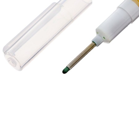 Permanent marker 0.7 mm, with an elongated tip, green-2
