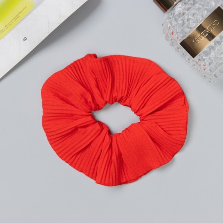 Hair elastic band "Orbit" Classics, 12 cm, red-1