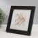 Photo frame Plastic "Mira" 15x15 cm brown (plastic screen)