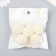 Beads for creativity plastic "Barashka pearl ball" set of 5 pcs 2.7x2.7x2.7 cm