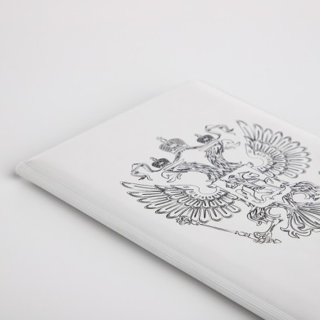 Cover for passport, white color-3