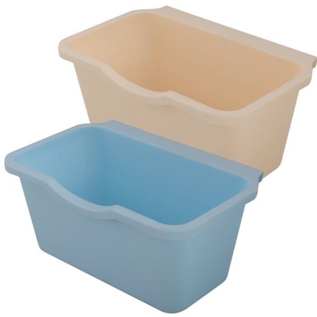 Garbage bucket suspended by the Multida "Wave", 29x16x15 cm, mix