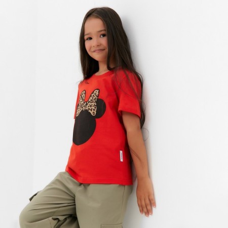 T-shirt Children's Minnie Mouse, height 86-92, red-4