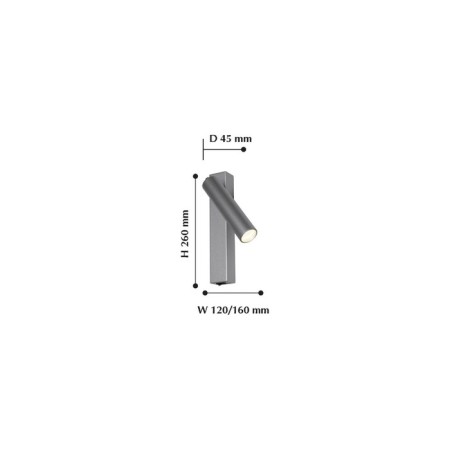 Bra Specimen, 7W LED, Silver Color-1