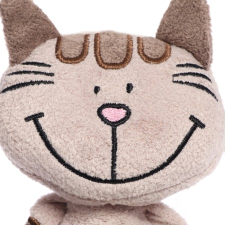 Soft toy "Cat striped with heart", 33 cm-3