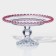 Glass Cake stand "Rose", 19.5 × 10 cm