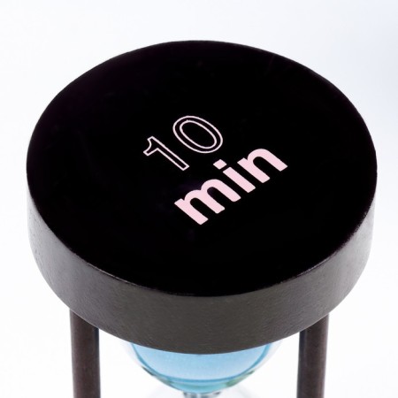 Sanding clock "role", for 10 minutes, 15.5 x 8 cm-1