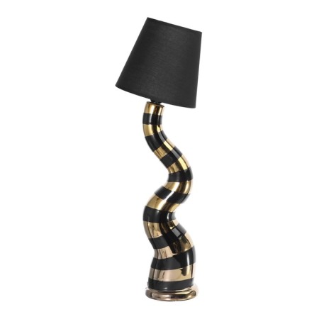 Cameron table lamp E27 40W black and gold 12.5x12.5x49 cm Risalux-6